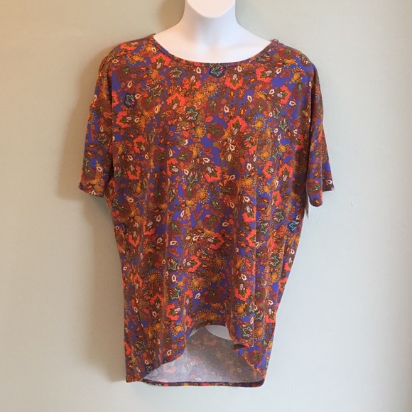 LuLaRoe Tops - LuLaRoe Irma Large Colorful NWT
